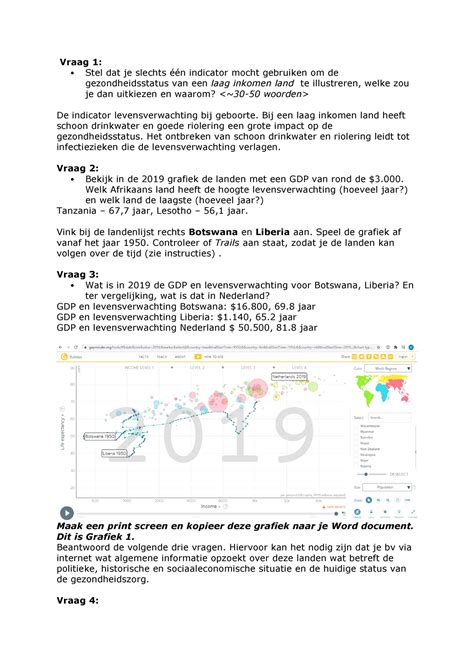 Uitwerking SO 4 3 Global Health Start Tot Arts Studeersnel