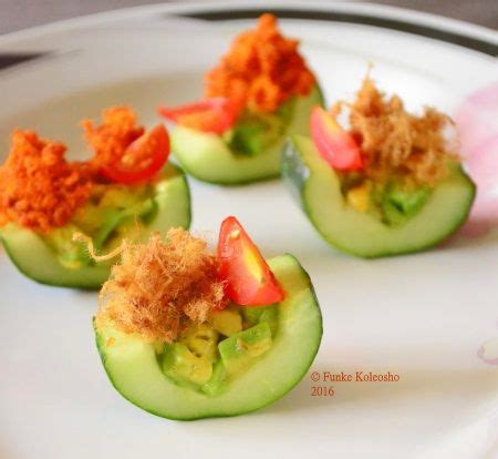 Funke Koleosho S Food Blog Dambu Cucumber Bites