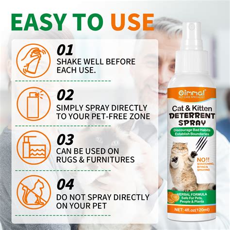 Oimmal Cat Deterrent Spray Anti Scratching Repellent 120ml