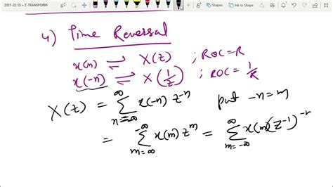 Properties Of Z Transform Part 2 Youtube