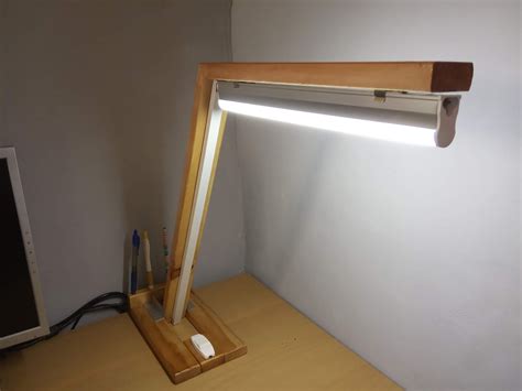 Como Hacer Una Lampara De Escritorio Led De Madera Desk Lamp