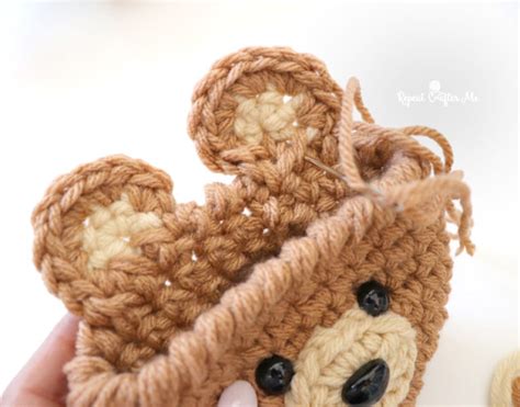 Bernat Bear Crochet Cups Repeat Crafter Me