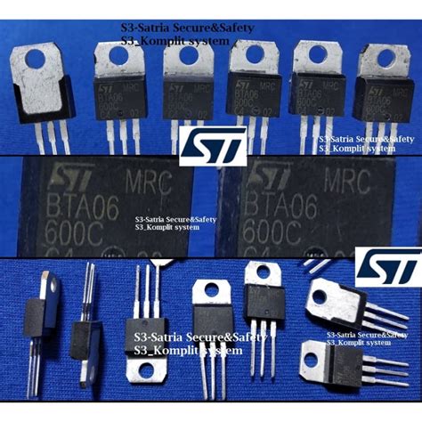 Jual ST BTA06 600C Transistor BTA 06 600 C Mosfet Shopee Indonesia