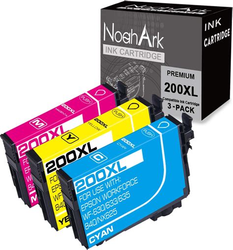 Amazon NoahArk 3 Packs 200XL Remanufactured Ink Cartridge