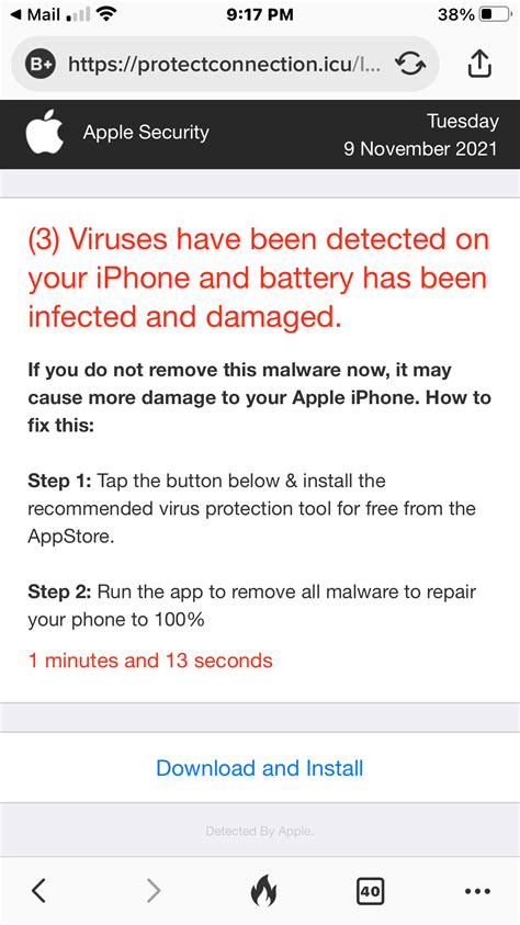 Fake Pop Up Virus Alert From Apple Apple Community