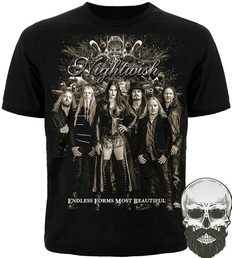 T Shirt Nightwish Endless Forms Most Beautiful New Silkscreen Printing