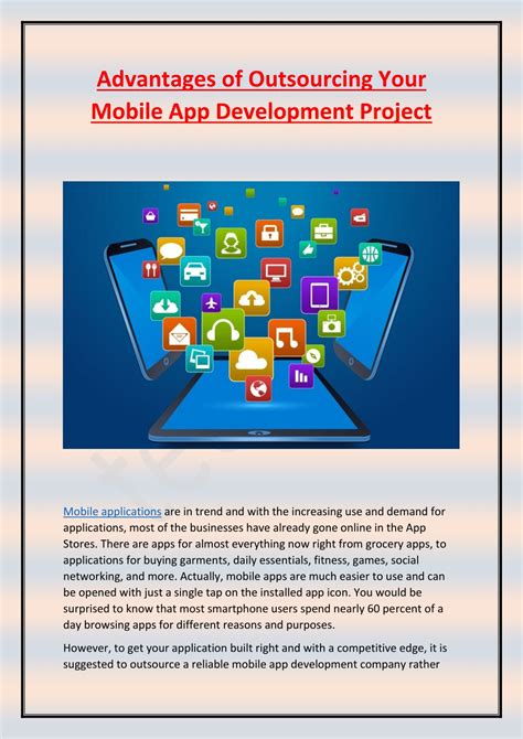 Ppt Advantages Of Outsourcing Your Mobile App Development Project