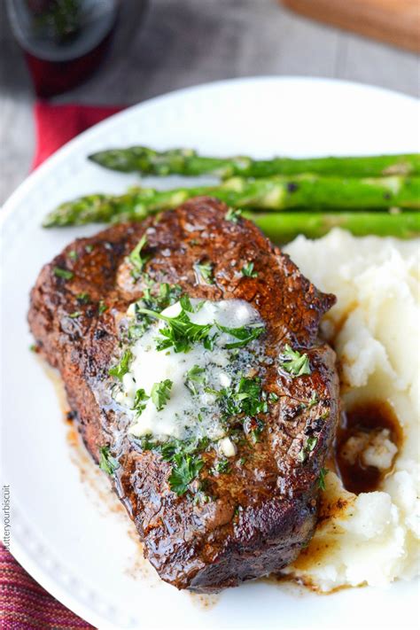 Filet Mignon With Garlic Herb Butter Recipe Beef Recipes Easy