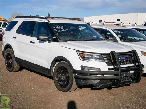 2017 Ford Explorer Police Interceptor Awd Suv Roller Auctions