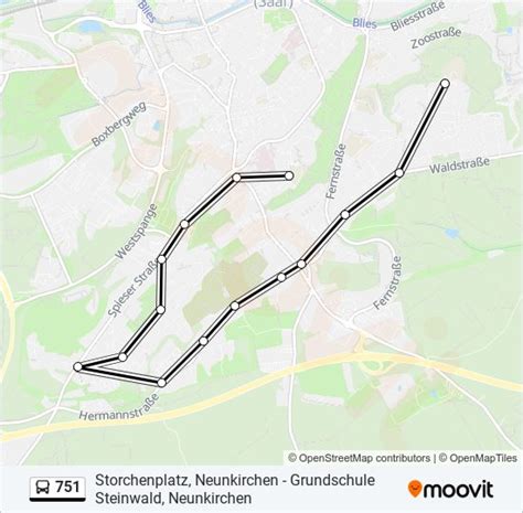 751 Route Schedules Stops Maps Schule Haspelstr Neunkirchen