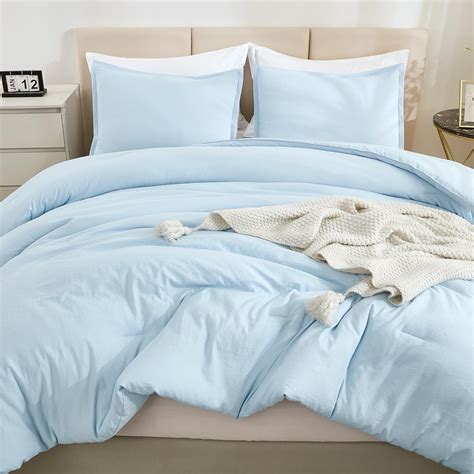 Litanika Comforters Light Blue King Size 3 Pieces