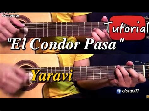 Condor Pasa Yaravi Andino Tutorial Cover Guitarra Guitar YouTube