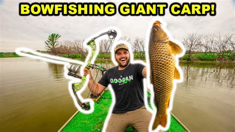 BOWFISHING My Farm For GIANT CARP For The FIRST TIME Catch Clean