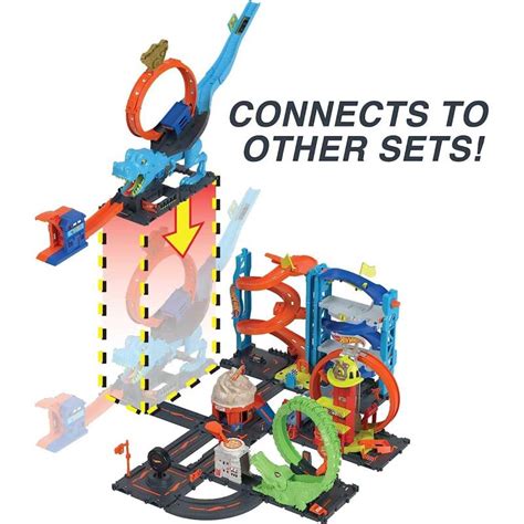 T Rex Chomp Down Pista Hot Wheels