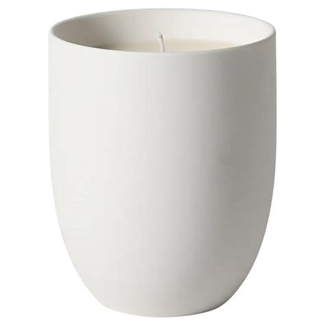 Simple White Ceramic Cup Soy Wax Fragrance Candles Sweden Caifede Candles