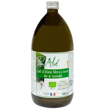 Pur Aloe Gel D Alo V Ra Boire Bio L