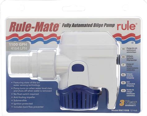 Rule Mate Automatic Bilge Pump Gph Volt Version