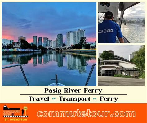 Pasig River Ferry Station List Schedule And Route Map 2024