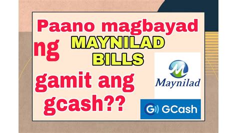 How To Pay Maynilad Bills Using Gcash Youtube