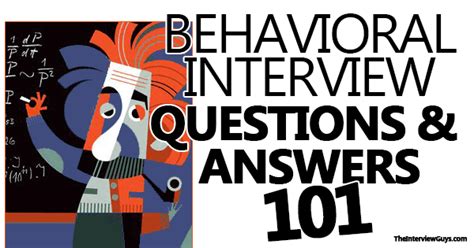 Behavioral Interview Questions And Answers 101 Example Answers