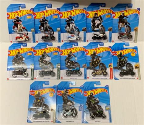 2024 21 Hot Wheels Motorcycle Assortment Choose From Honda BMW