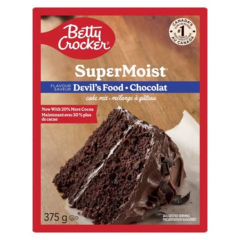 Betty Crocker Super Moist Devils Food Cake Mix Quality Foods