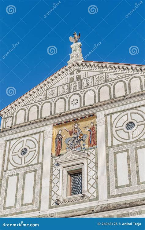 Al Monte Basilika San Miniato In Florenz Italien Stockbild Bild Von