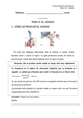 Unidad 4 El Sonido PDF