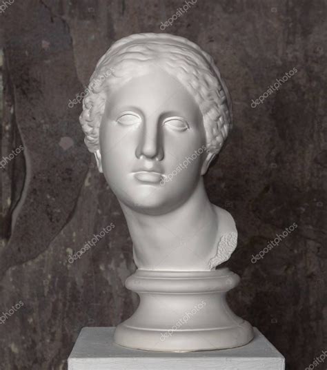 Cabeza De M Rmol Blanco De Mujer Joven Estatua De Arte Escultura De