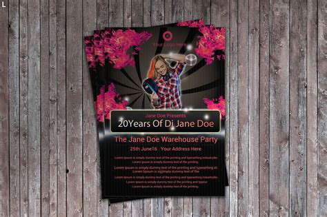 Party Invitation Flyer By Ayme Designs | TheHungryJPEG