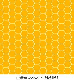 Honeycomb Seamless Pattern Background Vector Illustration Stock Vector