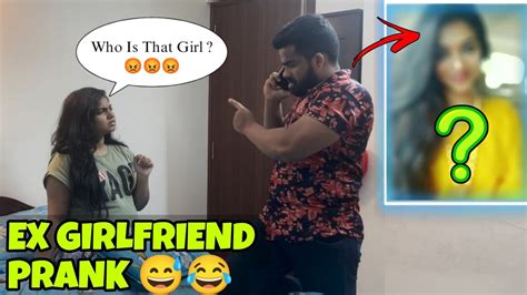 Ex Girlfriend Prank 😂 She Got Angry 😡 Prank On Wife Prank Gone