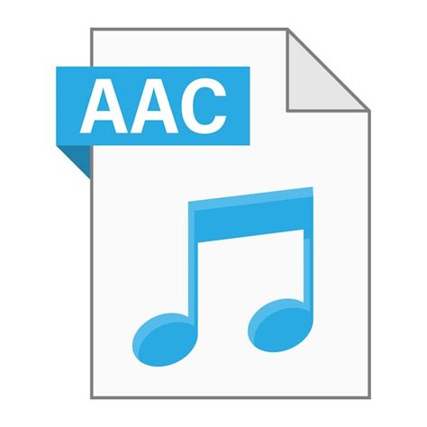 Premium Vector Modern Flat Design Of Aac File Icon For Web