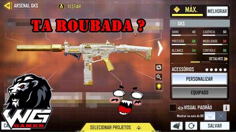 Testando A Arma Gks No Battle Royale Call Of Duty Mobile Youtube