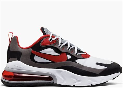 Nike Air Max 270 React Black Iron Grey University Red Hype Clothinga