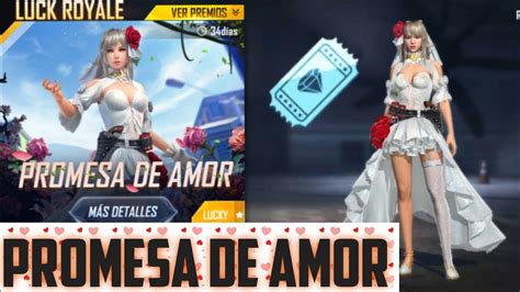 Nueva Luck Royale De Diamante Promesa De Amor En Free Fire Youtube