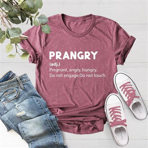 Prangry Definition Shirt Pregnancy Announcement Funny Etsy