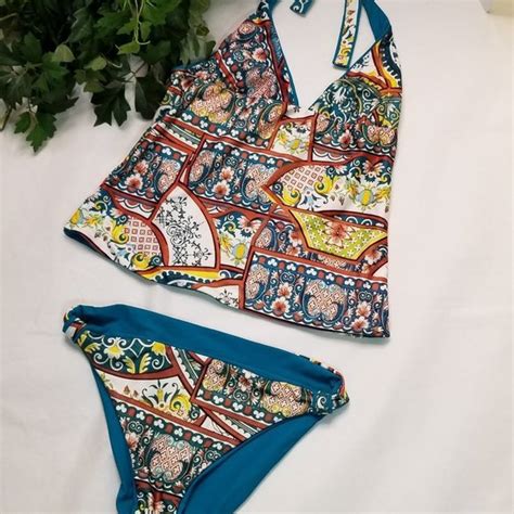 Becca Swim Becca By Rebecca Virtue Pc Bikini Reversible Set Poshmark