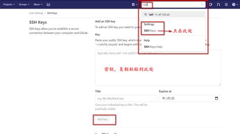 gitlab添加SSH密钥查看本地密钥 生成ssh密钥 gitlab生成ssh密钥 CSDN博客