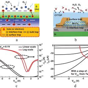 A Trapping Process Of Charge Carriers In Mote Channel B Device