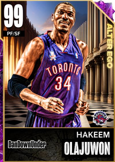 NBA 2K23 2KDB Custom Card Raptors Hakeem