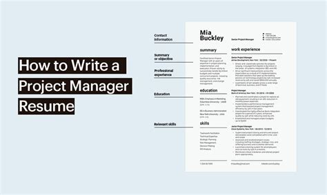 Project Manager Resume Examples Templates For Resumeway
