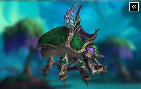 Wow Jeweled Jade Scarab Mount Boost
