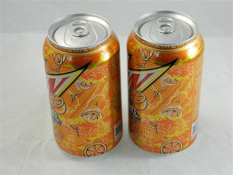 Mountain Dew LiveWire Art Label Full 12 Oz Can Brand New MTN 2 Pack EBay