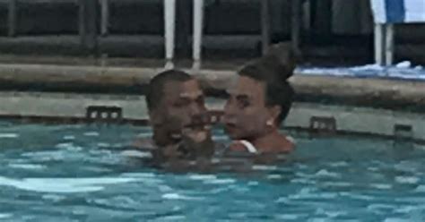 Hot Felon Jeremy Meeks Kisses Girlfriend In Steamy Pool Sesh