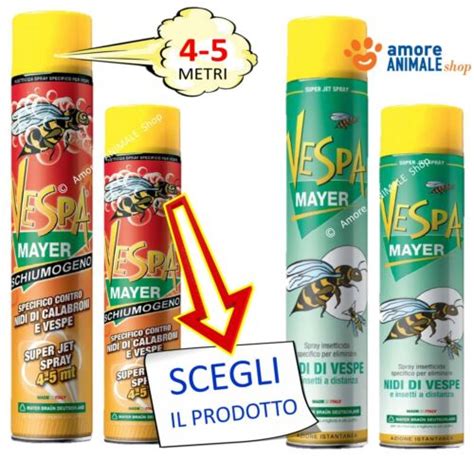 Vespa Mayer Ml Spray Insetticida O Schiumogeno Per Vespe