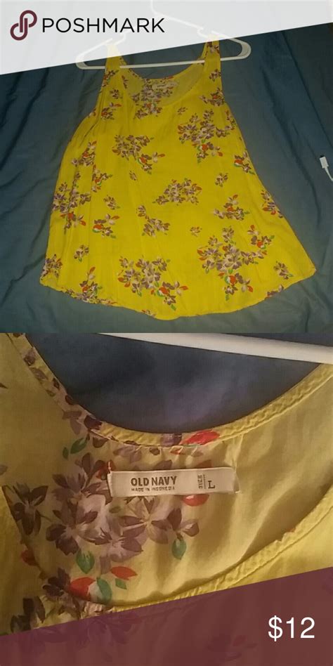 Old Navy Flowy Flower Tank Top Comfortable And Cute Old Navy Tops Tank