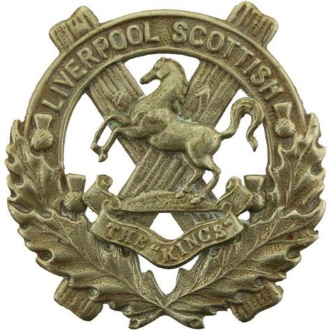 10th Battalion Liverpool Scottish Kings Regiment Cap Badge