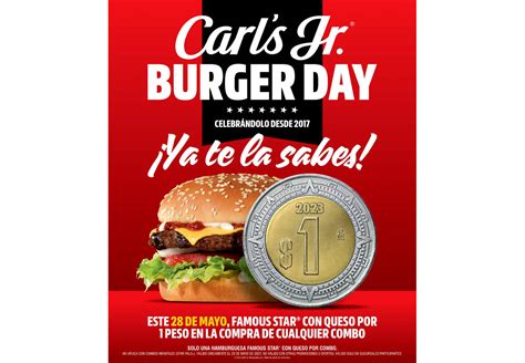 D A De La Hamburguesa De Mayo Se Vive A Lo Grande En Carls Jr