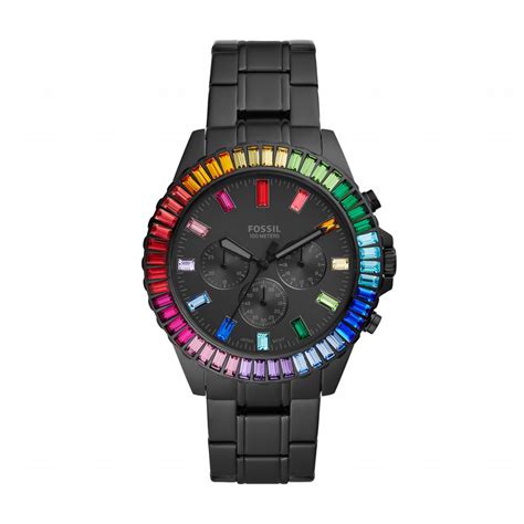 These Limited Edition Rainbow Watches By Fossil Will Bring Vibrant